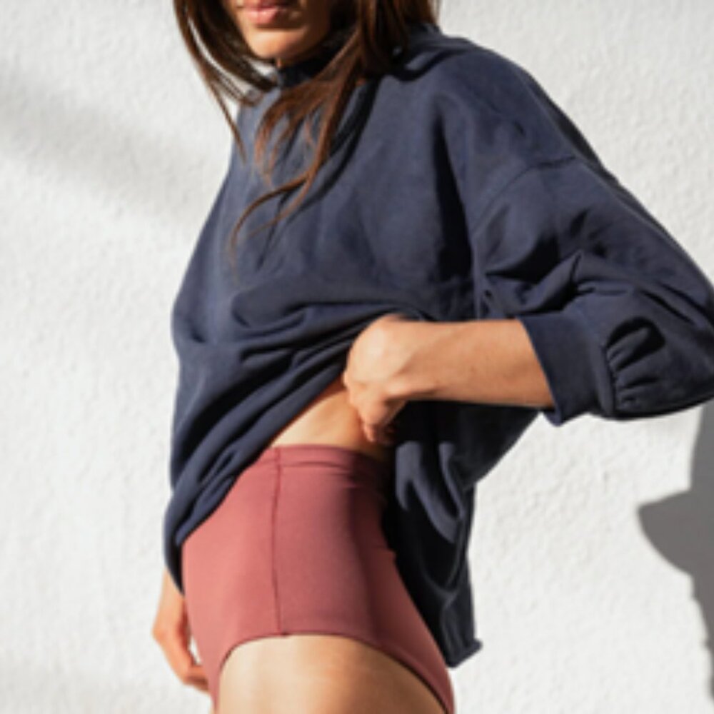 Left on Friday Dark Blue Sports & Rec SWIM Sweatshirt -One Size